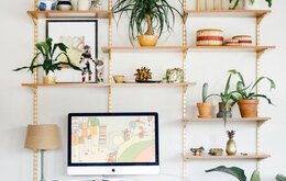 Mang "không gian xanh" vào phòng làm việc tại gia