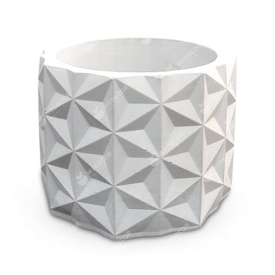 Chậu để bàn mini Origami - 278 | 11x8 cm | Màu trắng
